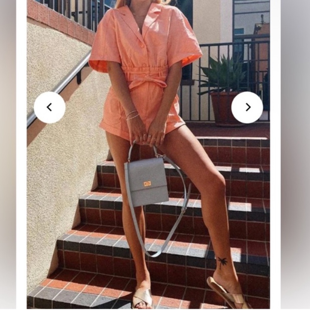 For Love And Lemons Pink Romper